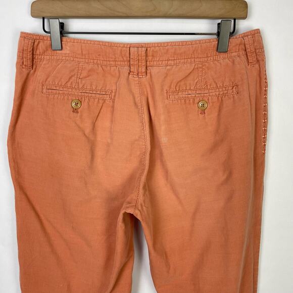 Teenie Weenie | Natural Bear's Garden Pink Corduroy Baggy Embroidered Bear Pants - Picture 3 of 9